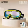Gafas de Natación, Venta Caliente Transfronteriza Impermeables Antivaho Galvanizadas para Adultos con Marco Grande, Equipo y Suministros de Natación al por Mayor