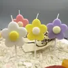 Atacado do Fabricante Velas de Aniversário Artesanais Coloridas de Plumeria Criativas de Ovo Flor Bolo Velas em Forma de Flor