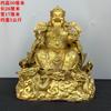 Estatua de Bronce del Dios de la Riqueza Nueve Dragones con Manos Sosteniendo Tesoro Ruyi Estatua de Bronce del Dios de la Riqueza Estatua de Bronce del Dios de la Riqueza Decoración de Escritorio para el Hogar Adorno