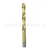 Broca de Acero de Alta Velocidad de Tres Puntas para Carpintería de Alta Calidad 4241 Broca Helicoidal Recubierta de Titanio para Carpintería Taladro Eléctrico Manual Perforación de Madera Maciza Madera Dura