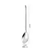 Cucharas Públicas de Acero Inoxidable 304 Transfronterizas para Platos, Fugas, Cuchara de Acero Inoxidable de Alta Gama para Hot Pot, Fugas, Cuchara de Sopa con Mango Largo para el Hogar, Cuchara de Servicio para Hotel