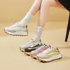 Zapatillas Deportivas Chunky Estilo Papá de Celebridad de Internet Europeas para Mujer, Estilo Trendy Ins, Nuevas de Verano 2026 Moda Coreana con Suela Gruesa