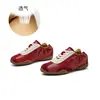 Artículo Popular de Tiktok 2cm y 5cm Versión de Cuero de Vaca Aceitado y Encerado de Primera Capa Zapatos de Mujer Brisa de Otoño Zapatos de Entrenamiento Alemanes Zapatos Casuales