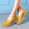 Zapatos para Mujeres de Mediana Edad y Mayores 2026, Verano Transpirables Cómodos Versátiles para el Día a Día Mocasines, Zapatos Perezosos sin Cordones