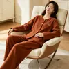 Pijama Térmico de Terciopelo para Mujer Otoño/Invierno 2026, Ropa de Casa, Cárdigan de Cuello Redondo, Manga Larga, Pantalón Largo, Cálido y Cómodo, Se Puede Usar Afuera