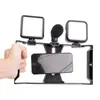 Microfone de Fotografia e Vídeo Luz de Beleza Estabilizador Conjunto Magnético Potente Universal Horizontal e Vertical para Celular Frame Gaiola de Coelho