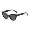 Gafas Jamie 835 Ojo de Gato de Montura Grande, Gafas de Sol de Calle Europeas y Americanas Modernas y a la Moda, Gafas de Sol para el Viaje Diario