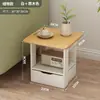 Mesa de centro nórdica mesa auxiliar para sofá de sala mueble mesa de rincón mesita de noche mesa cuadrada pequeña mesa cuadrada mesa pequeña para minidepartamento mesa auxiliar