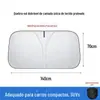Protetor Solar para Carro Protetor Solar para Para-brisa de Carro Escudo Solar Dobrável Telescópico Escudo Solar