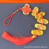 Colgante de Cristal de Cacahuete de Vidrio Accesorios para Coche Decoraciones para el Hogar Cosas Buenas Suceden, Significado de Paz y Prosperidad