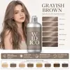 Comércio Exterior Transfronteiriço shampoo protetor cor rosa para cabelos descoloridos, fixador de cor, em estoque, espuma à base de plantas inglesa cinza