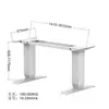 Mesa Executiva Ajustável Inteligente, Mesa de Mobiliário Simples e Moderna, Mesa de Gerente, Mesa de CEO, Mesa com Elevação para Computador