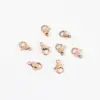 Cierre de Langosta de Acero Inoxidable 304 Color de Retención Recubierto al Vacío Oro de 18k Oro Rosa Negro Accesorios para Joyería DIY Conector de Resorte