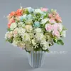22 diamantes ramo de rosas decoración de restaurante occidental novia sosteniendo flores fábrica de bricolaje flores de simulación de boda venta al por mayor