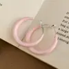Verão Fresco Tendência Individual Simples Atmosfera Versátil para o Dia a Dia Brinco Argola com Óleo Pingado Estilo Nicho de Alto Padrão Brincos para Mulheres