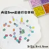 Clavos Mini de 3 mm Hebilla de Carácter del Día Hebillas Metálicas de Colores Hebillas Pequeñas Accesorios DIY para Ropa de Muñecas OB11 BJD Maleta Bolsa