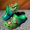 Clásico Transfronterizo Modelo Nuevo Colaboración Minecraft Versátiles Zuecos Zapatos de Playa Estilo Caricatura Accesorios de Moda