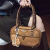 Bolsas para Mujer 2025 Nueva Retro Mate Bolsa de Bolos Versátil Diaria para el Trabajo Viajero Bolso de Mano Bolso Tote Pequeño