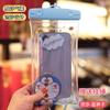 Bolsa Anti-Agua para Teléfono Móvil de PVC Bolsa Impermeable de 8 Niveles Dibujos Animados Transparente Funda Impermeable para Teléfono Móvil Pantalla Táctil Bolsa Impermeable con Airbag para Teléfono Móvil