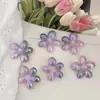 Chen Ming DIY Girasol Acrílico Perforado Efecto Perlado Iridescente Accesorios para el Cabello Ligas para el Cabello Cuerda para el Cabello Materiales