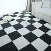 Alfombra de empalme autoadhesiva para sala de estar, alfombra para habitación de niña, alfombrilla de suelo para dormitorio del hogar, alfombra de noche, alfombra de felpa de cobertura completa para área grande