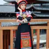Traje Yao mujer minoría adulta mujer Guangxi Yunnan Danza Miao vestido foto de actuación traje