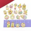 Pingente tradicional de peixe koi com gota de óleo banhado a ouro para riqueza e fortuna, nova pulseira de liga estilo chinês, acessórios de joias com caractere da fortuna atacado