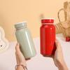 Mini Taza Térmica Estilo Japonés, Taza de Acero Inoxidable, Gama Alta Nicho Compacta Portátil para Exteriores Viaje Taza para Leche Agua