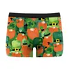Roupa Íntima Masculina Série São Patrício Europeia e Americana Transfronteiriça Boxer Brief Casual Masculino com Estampa Digital 3D