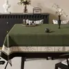 Mantel de Mesa de Comedor de Lujo Ligero y de Gama Alta, Impermeable, Resistente al Aceite, Lavable, Cubierta para Mesa de Café, Cubierta de Mesa Doméstica Resistente al Calor y a Altas Temperaturas