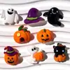 Calabaza de Dibujos Animados de Halloween DIY Hecho a Mano Funda para Teléfono Móvil Vaso de Agua Horquilla Joyería Decoración para Coche Accesorios de Papelería Accesorios de Resina