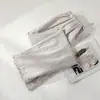 Pantalones de pijama de gasa de algodón puro para mujer para primavera y verano, Pantalones largos a cuadros simples para hombre, Pantalones holgados de talla grande para casa, Estilo fino