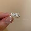 Anillo de bambú con esmalte dorado retro estilo palacio para mujer, anillo abierto con diseño de mariposa, ojo de tigre, rojo, disponible al por mayor.