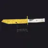 Nuevo Modelo de Cuchillo Colmillo de Dragón de Tamaño Grande de la Región del Delta de la Nueva Temporada, Daga de Dragón Volador Cabalgando las Nubes, Juguete de Metal de Regalo, Sin Afilar