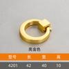 Puxador de Gaveta Anel Moderno Estilo Chinês e Europeu em Preto e Dourado, Puxador Simples de Furo Único para Mesa de Cabeceira
