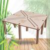 Caja de Bambú Hombre Sexto Grado Juguete Hecho a Mano Material DIY Hombre Pequeño de Bambú Juego de Rompecabezas Doble Batalla Mesa PK