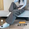 Calça Cargo Preta Estilo Americano Feminina Primavera Outono 2026 Novo Estilo Streetwear Cool Calças Jogger Casuais Esportivas para Caminhada Perna Larga