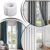Los separadores de cortina y las divisiones de cortina de EVA son adecuados para cortinas. Moldeadores de cortinas blancas portátiles y anillos de partición