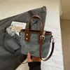 Bolso Pequeño Retro de Alta Gama Transfronterizo Nuevo Bolso de Mujer 2025 Bolso Cruzado Versátil de Moda Bolso de Mano de Moda Bolso Cubo