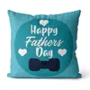 Presente de Dia dos Pais Almofada de Cabeceira Desenho Animado Ilustração Pai e Filho Travesseiro de Cama Almofada Decorativa para Sofá de Casa Dropshipping
