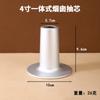 Molde Ángel de Núcleo Recto con Base Desmontable para Uso Doméstico Molde para Pastel Chiffon con Chimenea Integrada de Aleación de Aluminio Molde Hueco