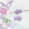 Color pintado a mano dopamina cuentas de pez pequeño diy joyería hecha a mano pulsera collar cuentas cadena para teléfono móvil accesorios material