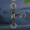 Conector giratorio en forma de anillo de tres vías para aparejos de pesca, pesca en el mar, pesca con señuelos, artículos de pesca estilo japonés, accesorios de pesca de tres vías
