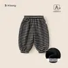 Ropa para Niños Bangxuan Conjunto Nuevo Simple de Otoño Pantalones Jogger para Bebé Pantalones Casuales Rayados de Bloques de Color Pantalones Largos para Bebé Pantalones para Niños