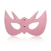 Comercio Exterior En Stock Sm Productos para Adultos Máscara de Ojos de Cuero Blackout con Tachuelas, Accesorios Eróticos de Provocación, Accesorios para Juegos de Halloween