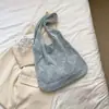Bolso de Hombro Tejido para Viajes de Vacaciones, Bolso de Mano Retro de Malla Hueca, Bolso Simple Tejido