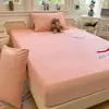 2026 Novo Lençol de Cama de Veludo de Leite Ajustado Cobertor de Cama Espesso de Inverno Protetor de Colchão Antiderrapante Lençol de Cama de Fleece Coral