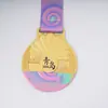 Medalhas Personalizadas: Medalhas de Metal Espessas da Região de Souvenirs de Qingdao, Medalhas Comemorativas em Ouro, Prata e Bronze, Personalizadas pela Fábrica de Origem