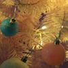 Árbol de Navidad Hongyu rosa puntiagudo de PVC degradado tienda escaparate macarrón bola colorida decoración adornos navideños