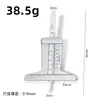 Juego de Galgas de Espesor 75-300mm Calibrador de Espesor Galga de Espesor Combinada Calibrador de Holguras 0.01-1mm Sistema Métrico e Imperial con Insertos de Latón